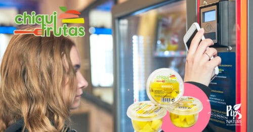 Fruta cortada para vending en envase individual